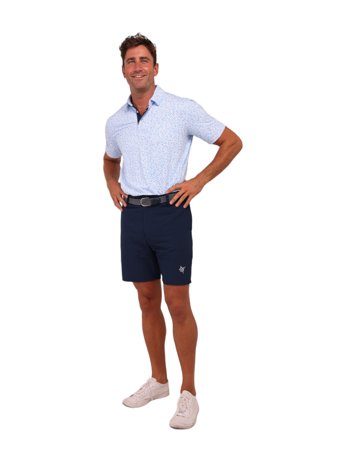 White Water Life Predator Print Performance Polo