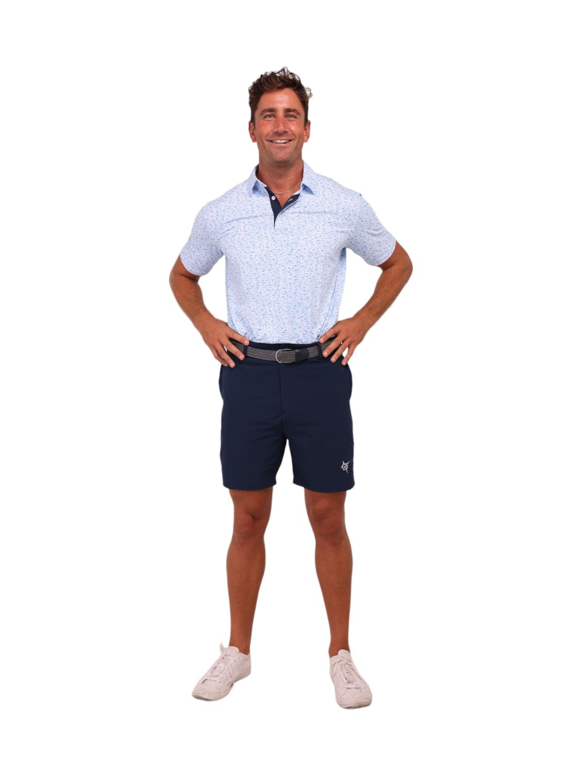 Polo de performance imprimé Predator White Water Life