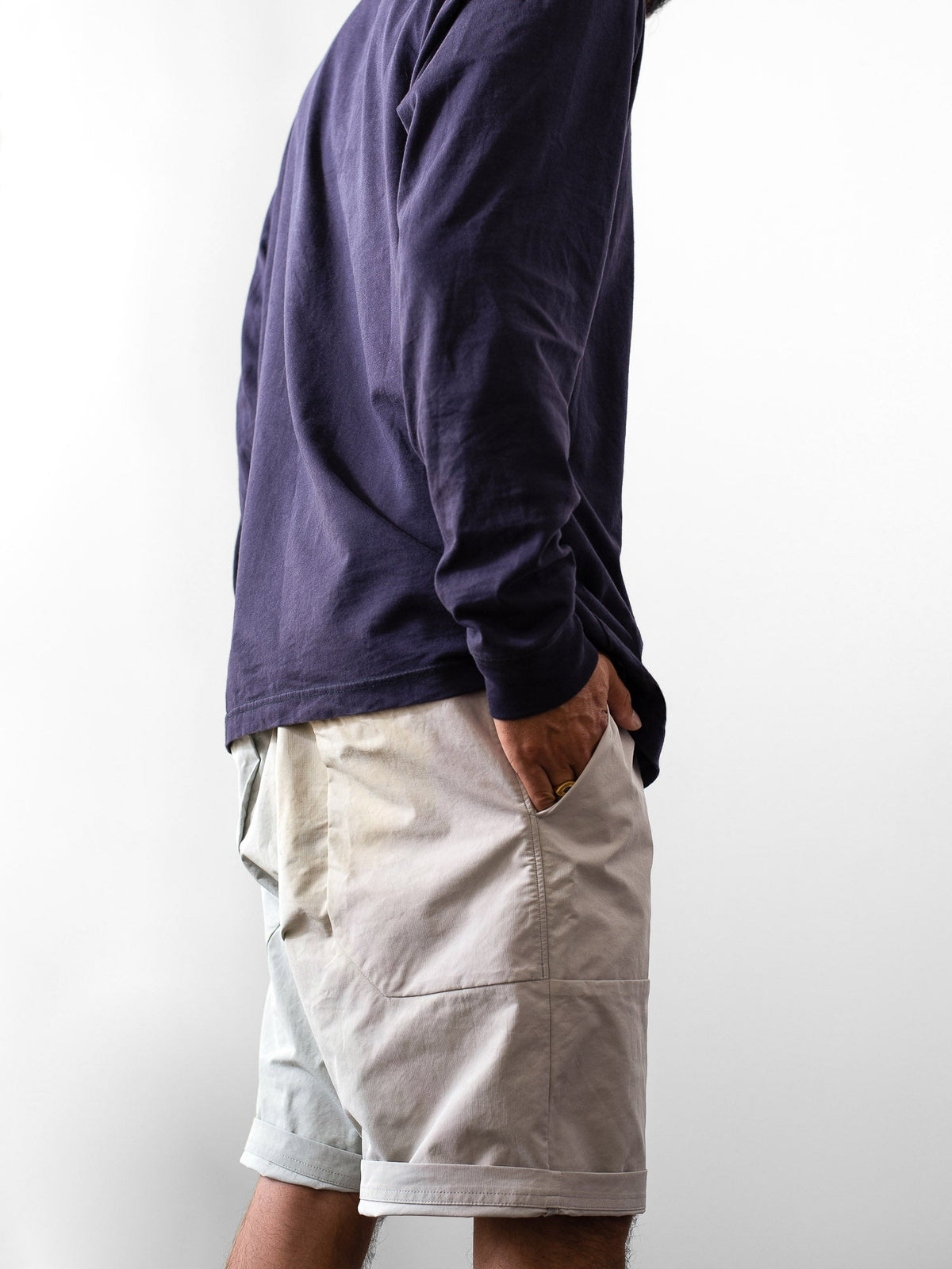 Holden Outerwear Slouchy Fatigue Short Carbon