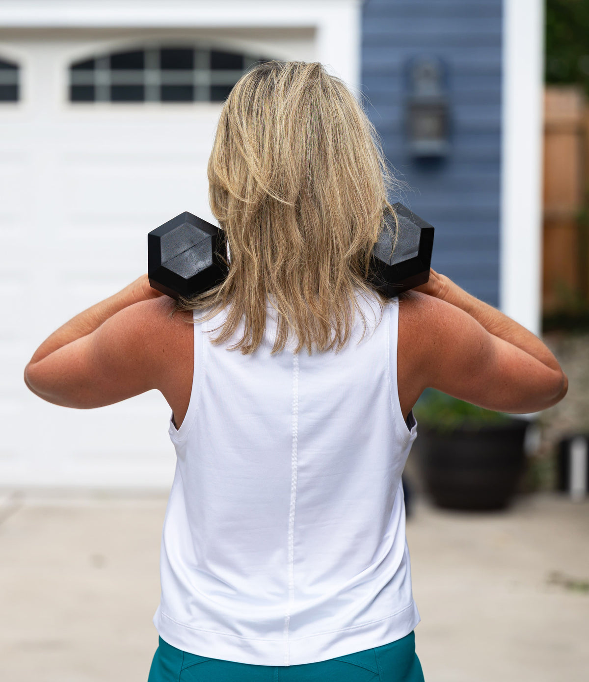 Goal Five Boxy Crop Tank Performance Athletic Top