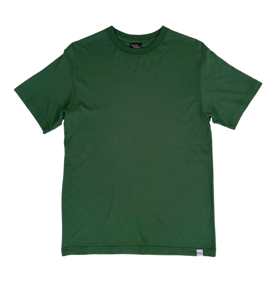 Camiseta de cuello redondo de bambú