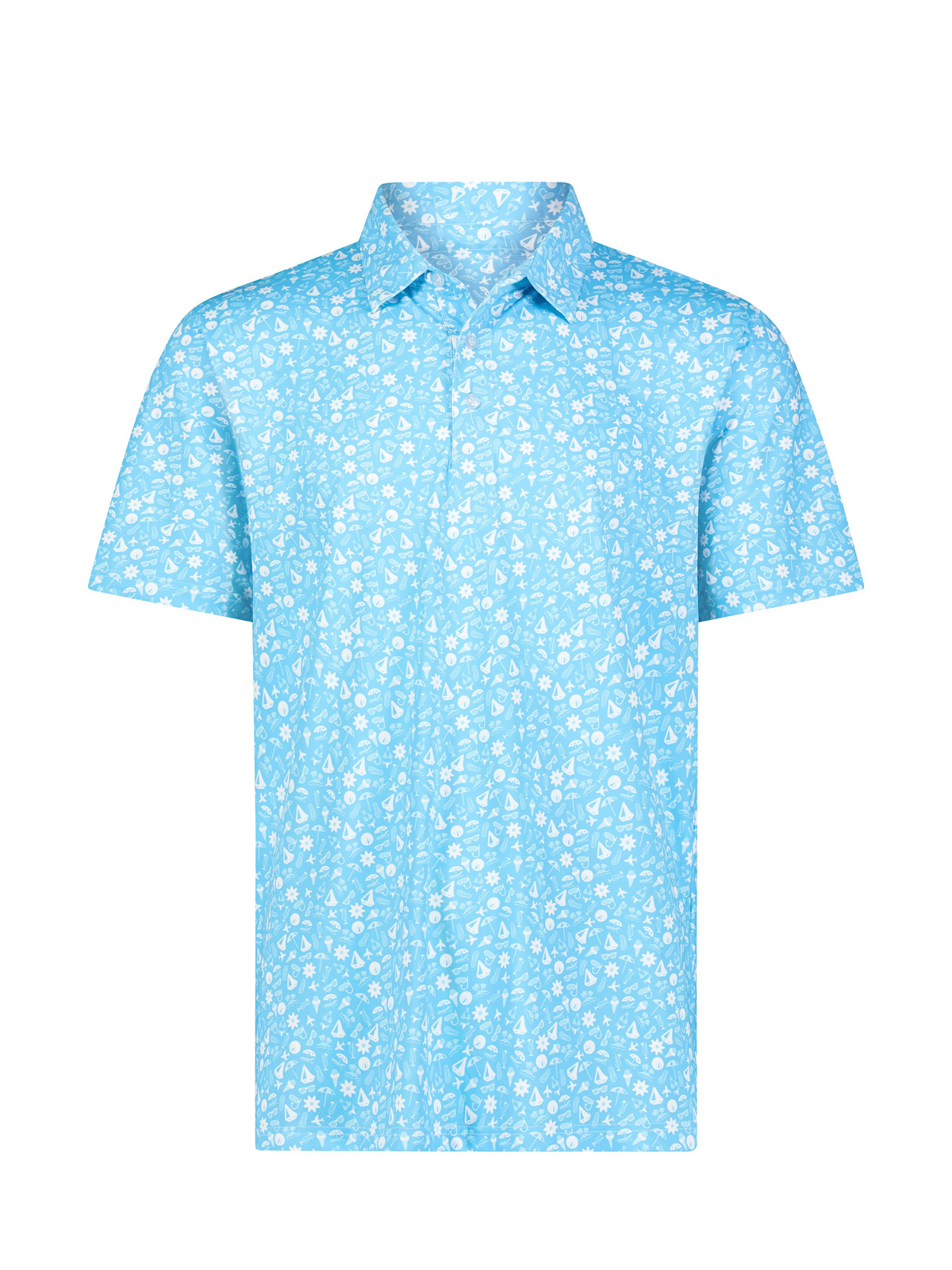 White Water Life Vacation Performance Polo Shirt