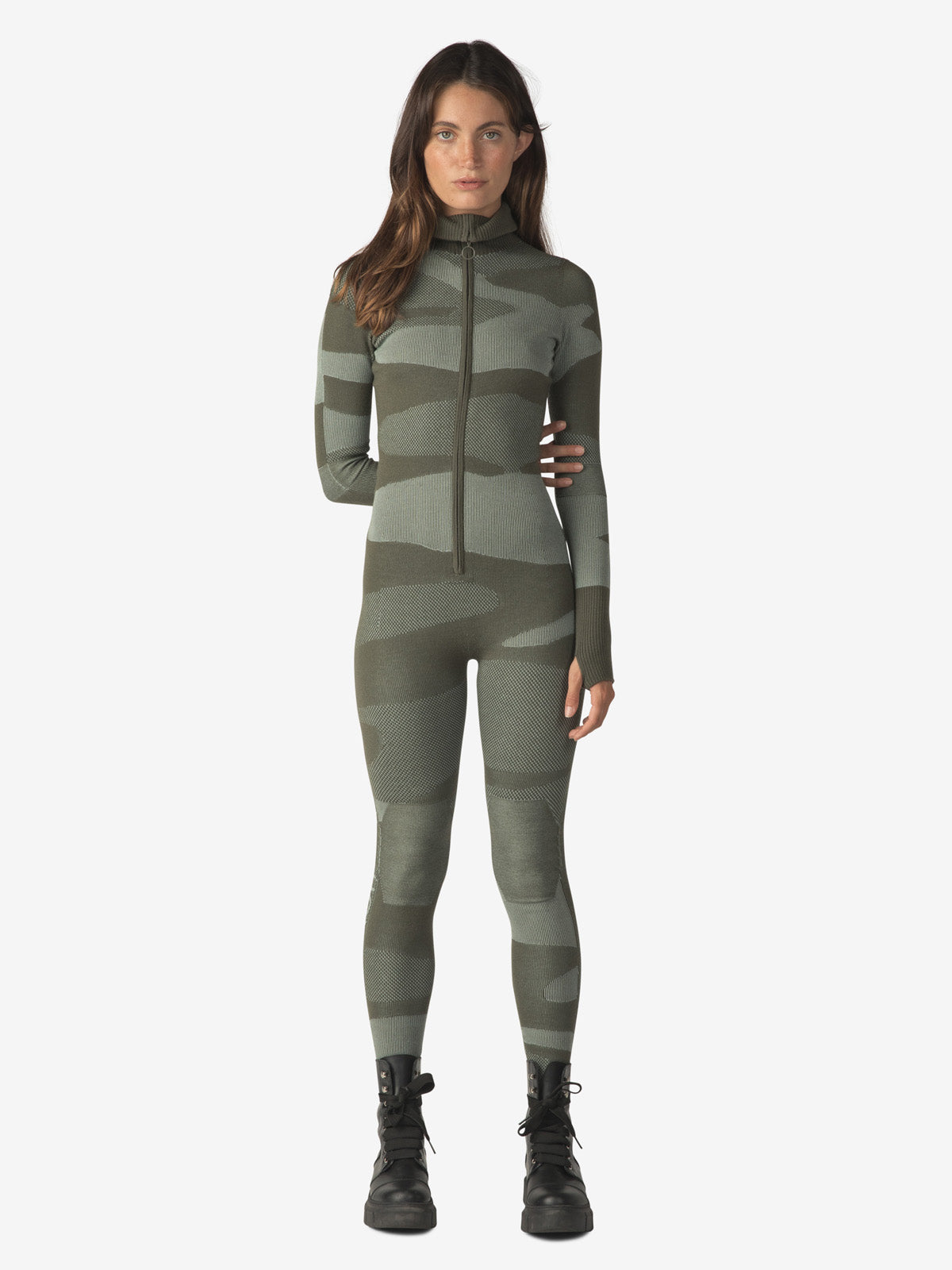 Holden Outerwear Merino Airwarm Body - Steingrün