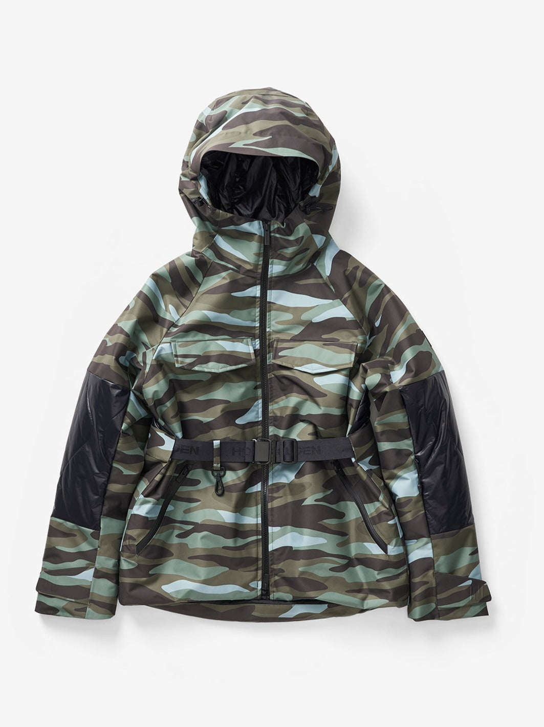 Parka con cinturón Holden Outerwear en estampado Zea Camo