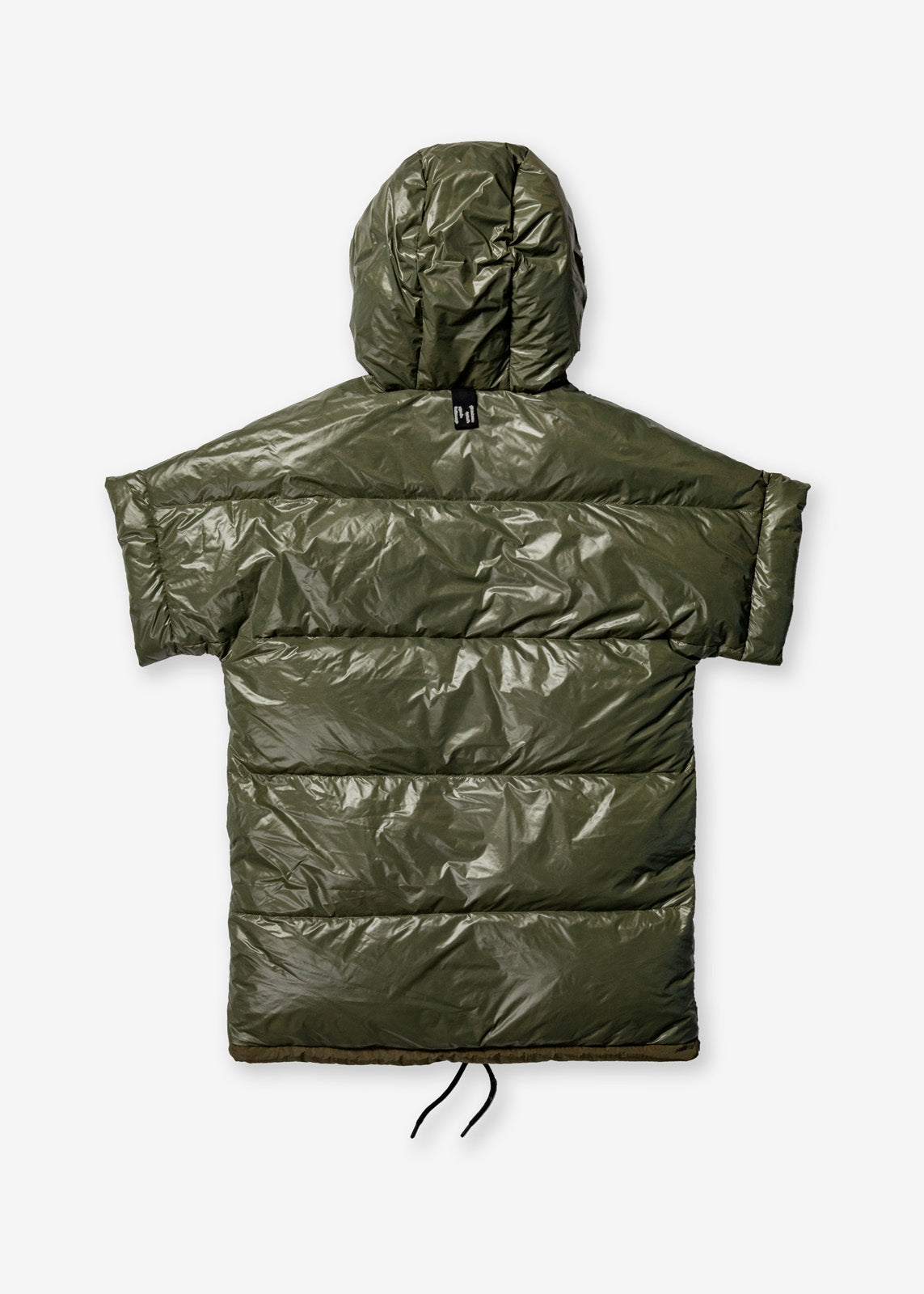 Holden Outerwear Lange Daunenweste in Oliv
