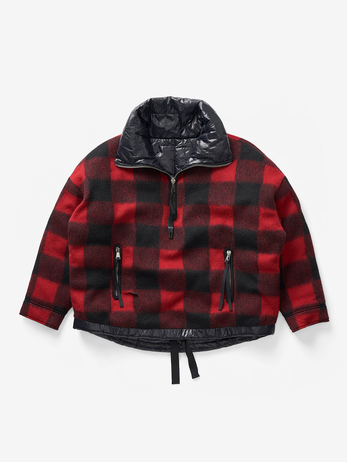 Chamarra Puffer Reversible de Lana con Medio Cierre de Holden Outerwear