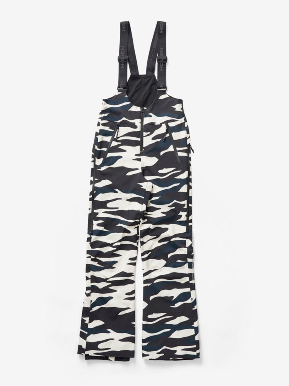 Holden Outerwear Snow Bib Zebra-Print Performance Shell