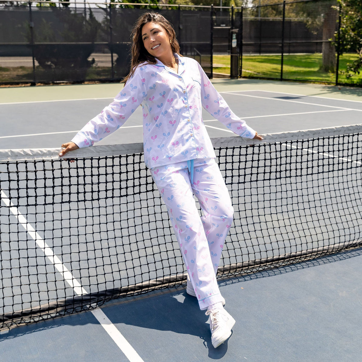 Conjunto de pijama Sant and Abel con lazos de tenis