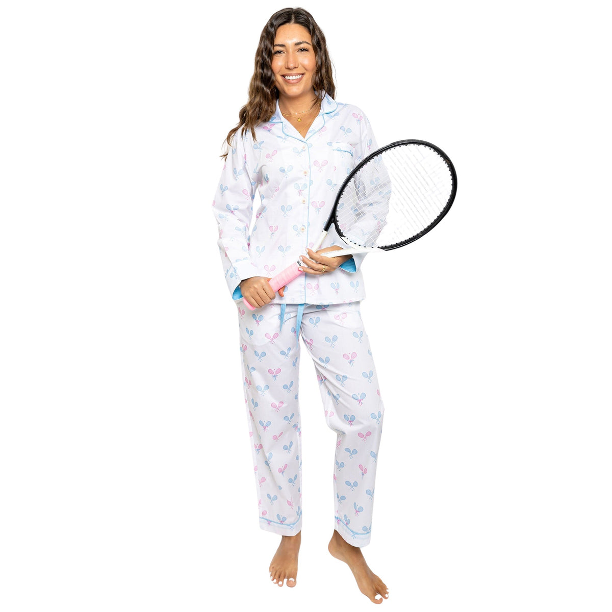 Conjunto de pijama Sant and Abel con lazos de tenis
