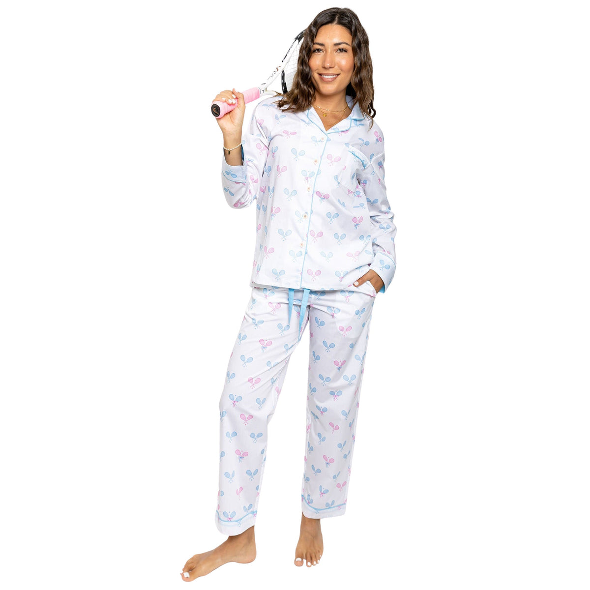 Conjunto de pijama Sant and Abel con lazos de tenis