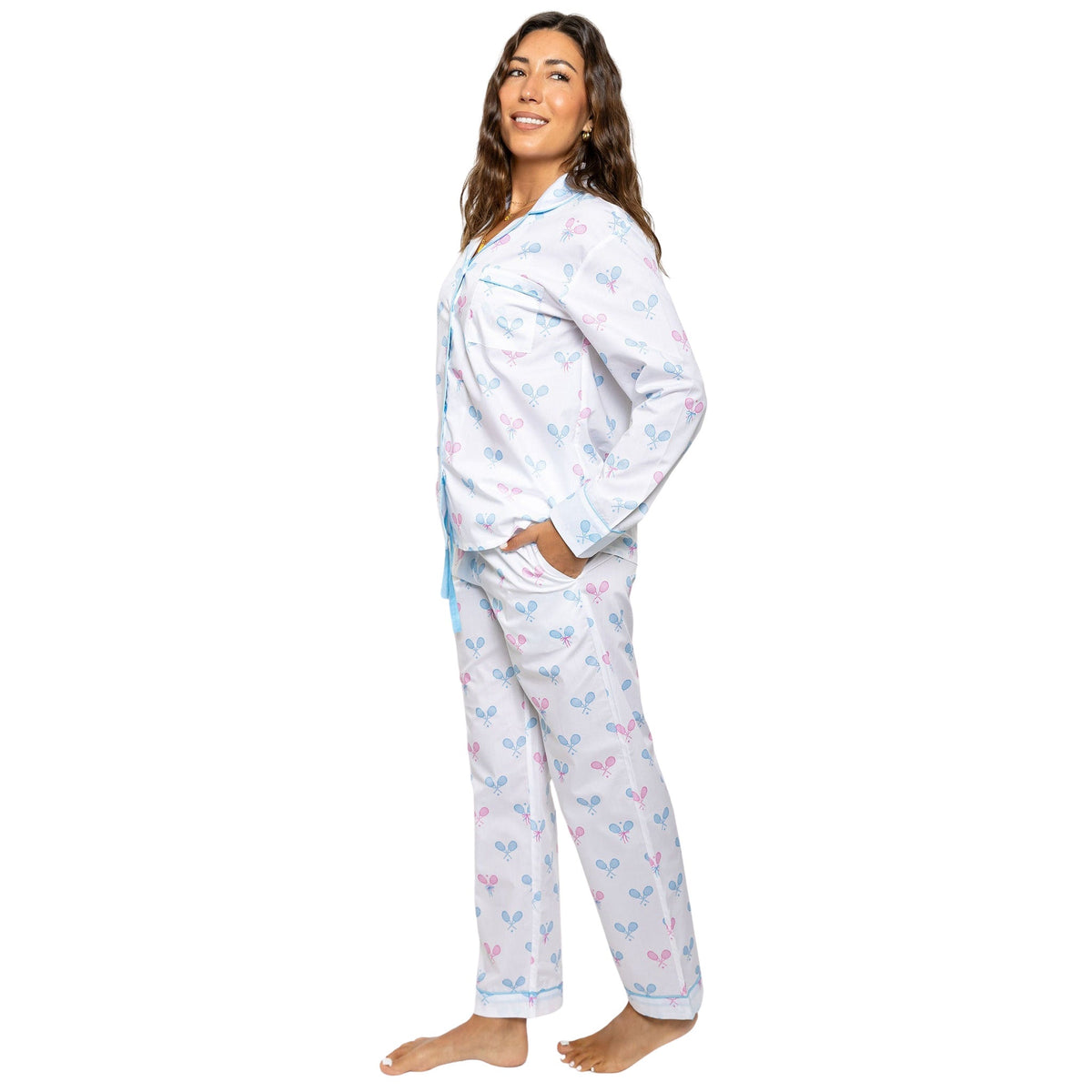 Conjunto de pijama Sant and Abel con lazos de tenis