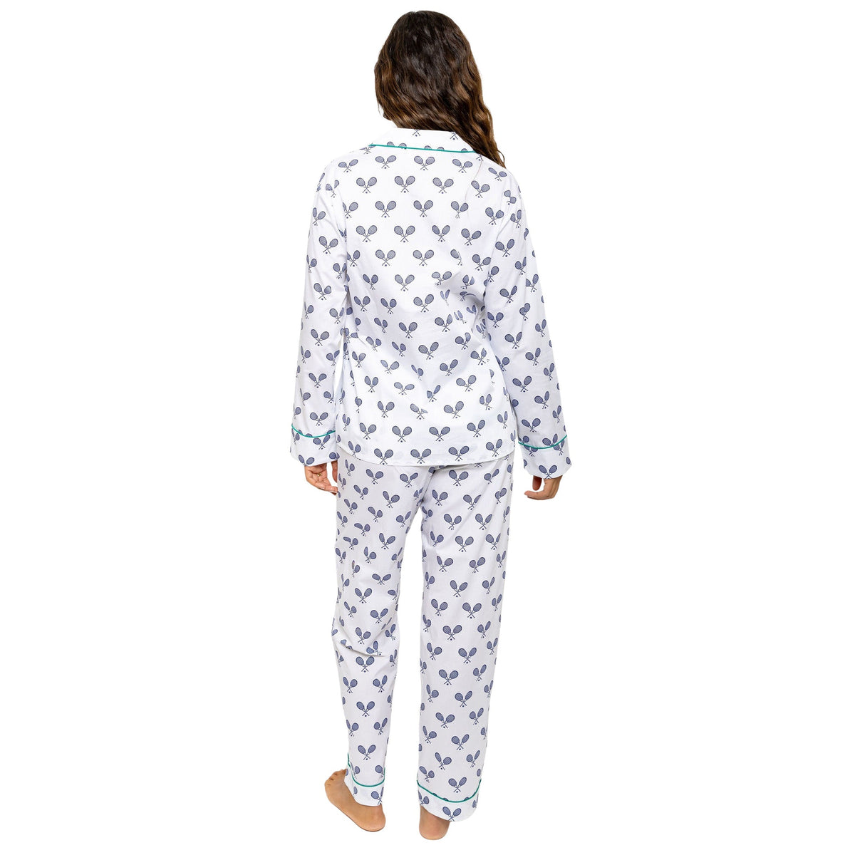 Sant and Abel Langes Popeline-Pyjama-Set