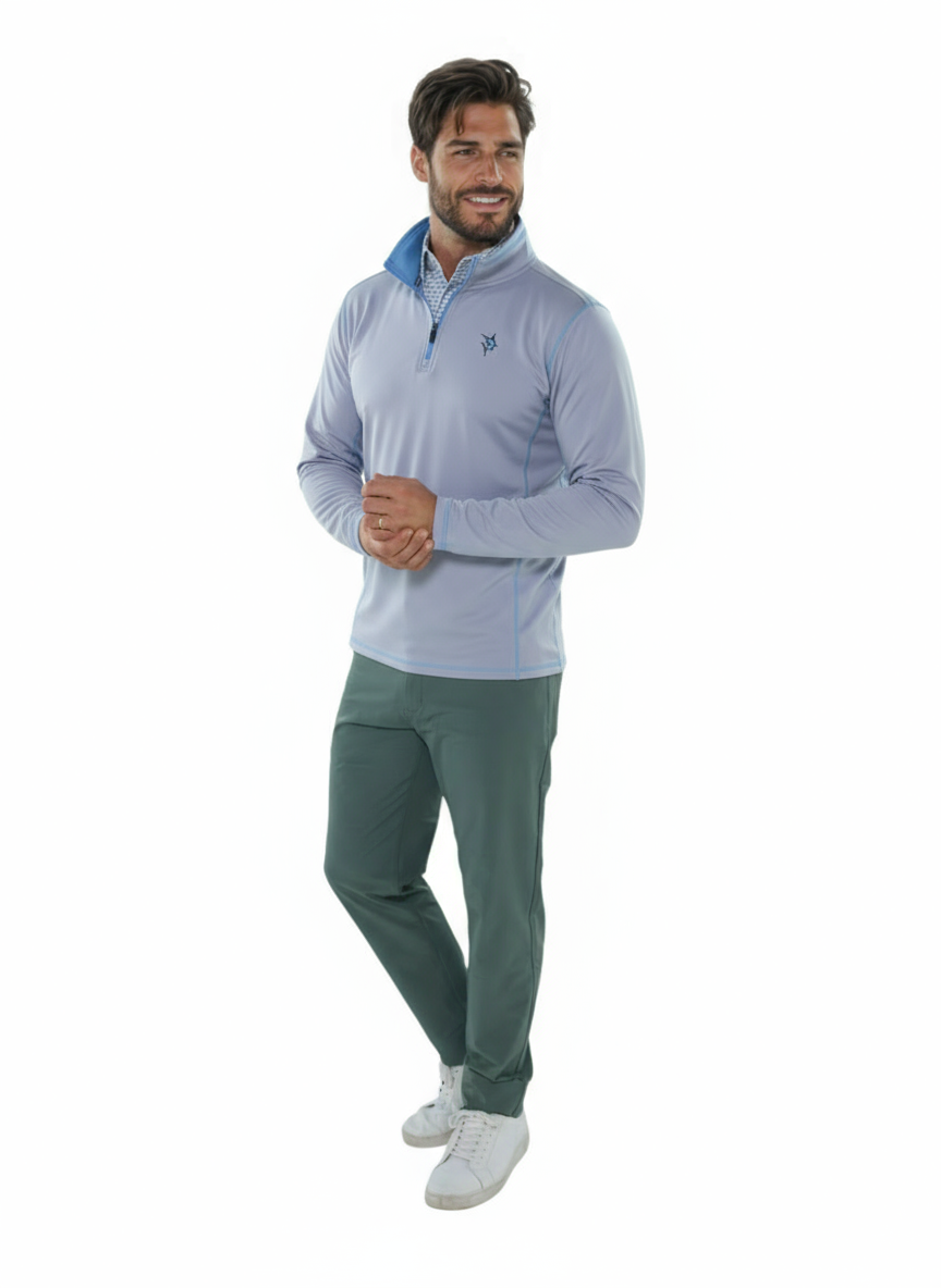 White Water Life Montauk Quarter Zip de peso medio