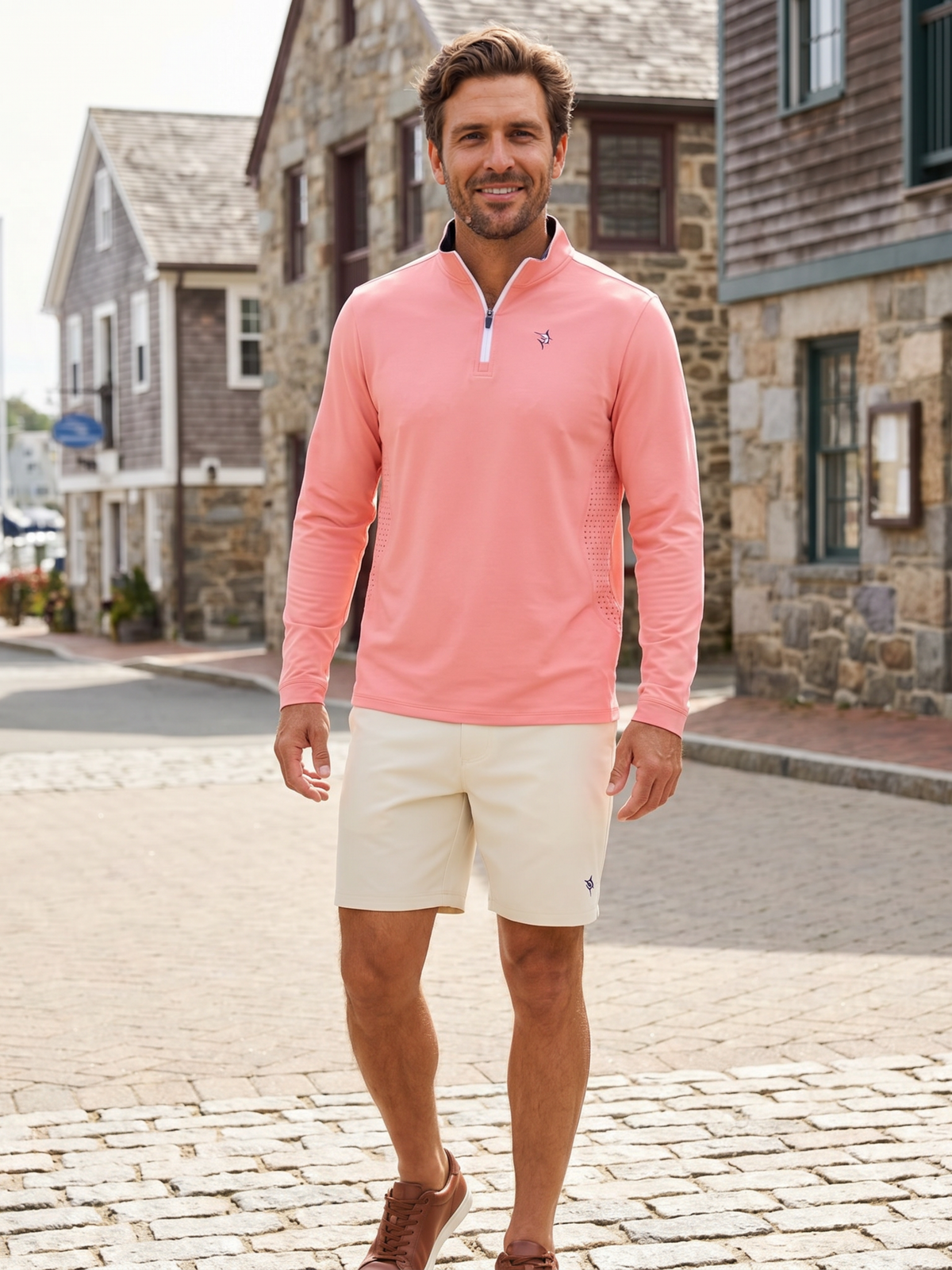 Haut zippé performant Monterey White Water Life