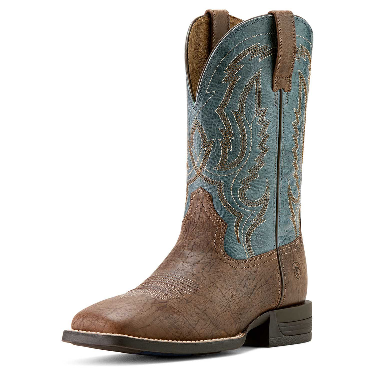 Ariat Steadfast Wide Square Toe Leather Cowboy Boot