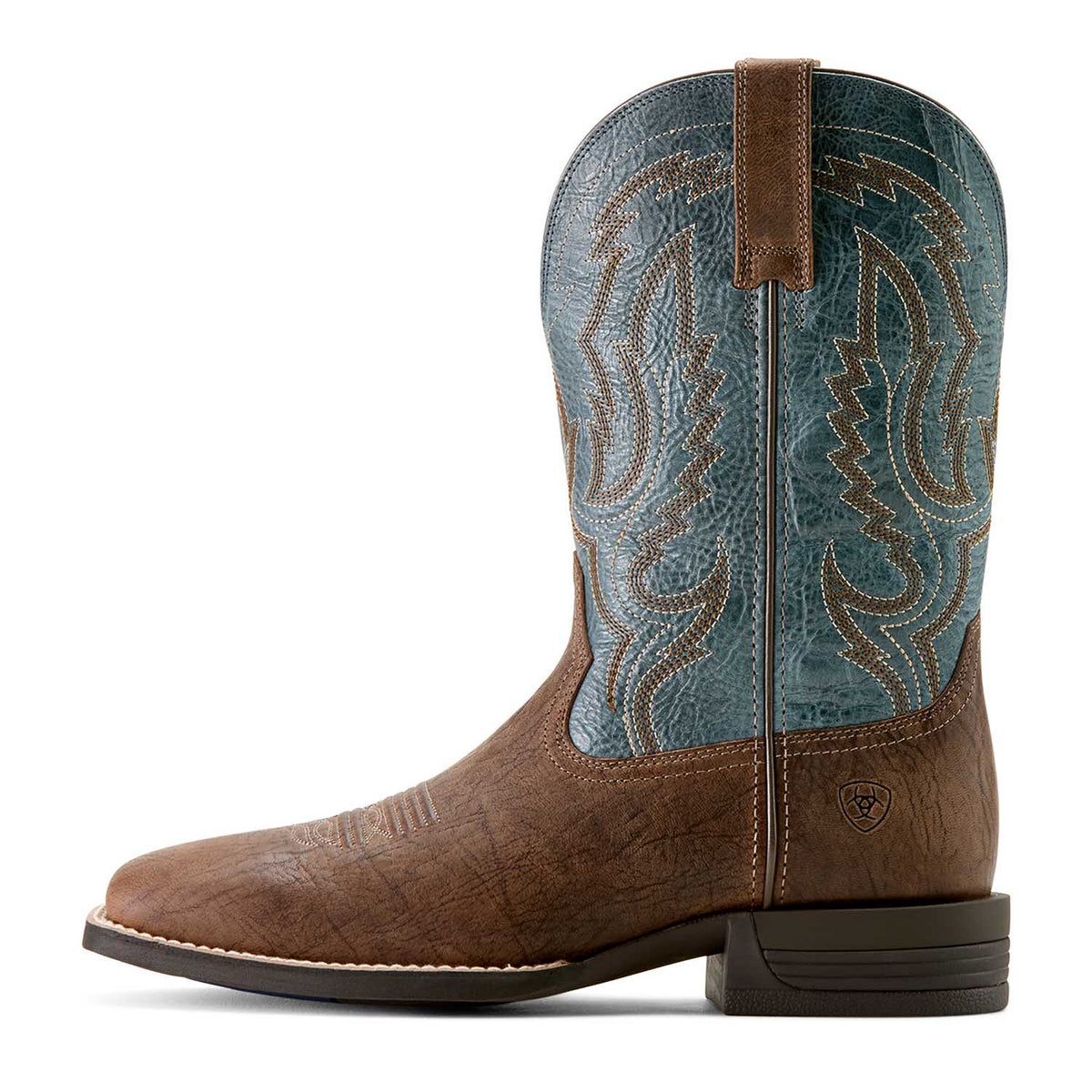 Ariat Steadfast Wide Square Toe Leather Cowboy Boot