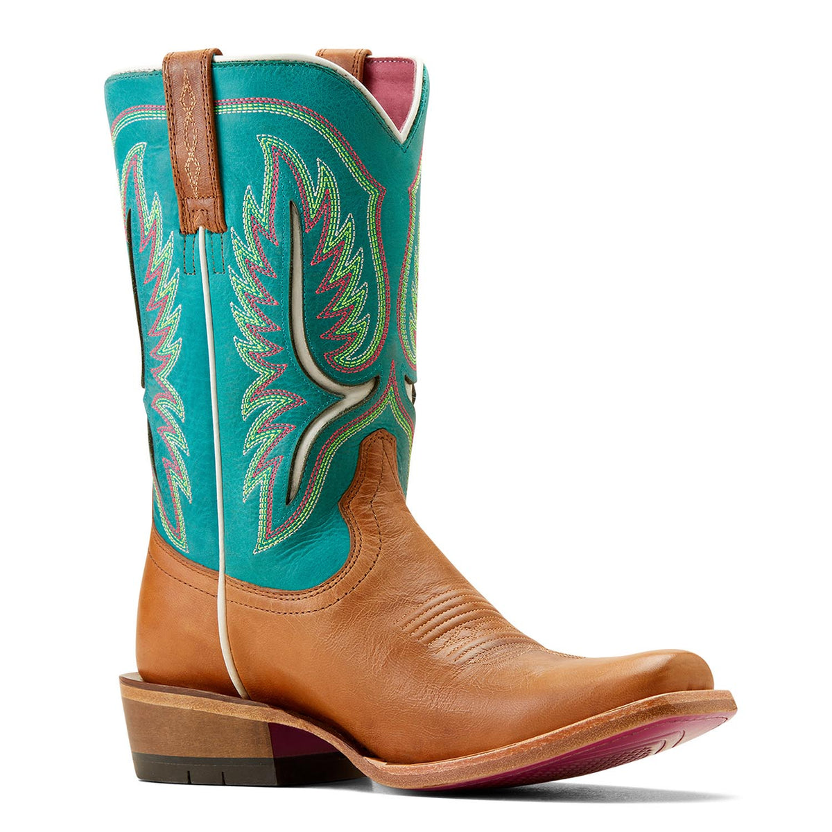 Jeffers - Ariat Women's Futurity Colt Western Boots - Tan Patina - 6.5 - Pair