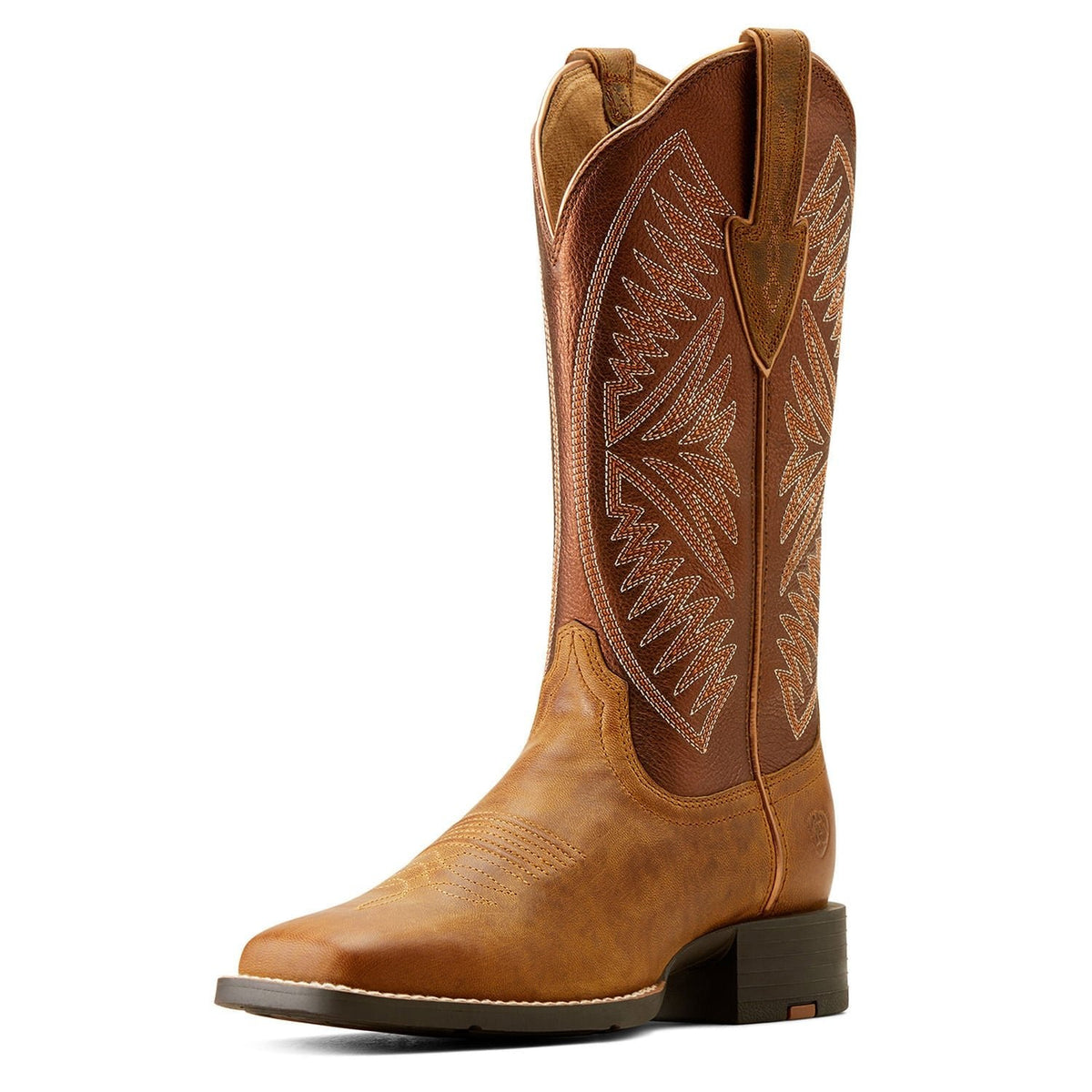 Jeffers - Ariat Women's Round Up Ruidoso Western Boot - 7.5 - Brown