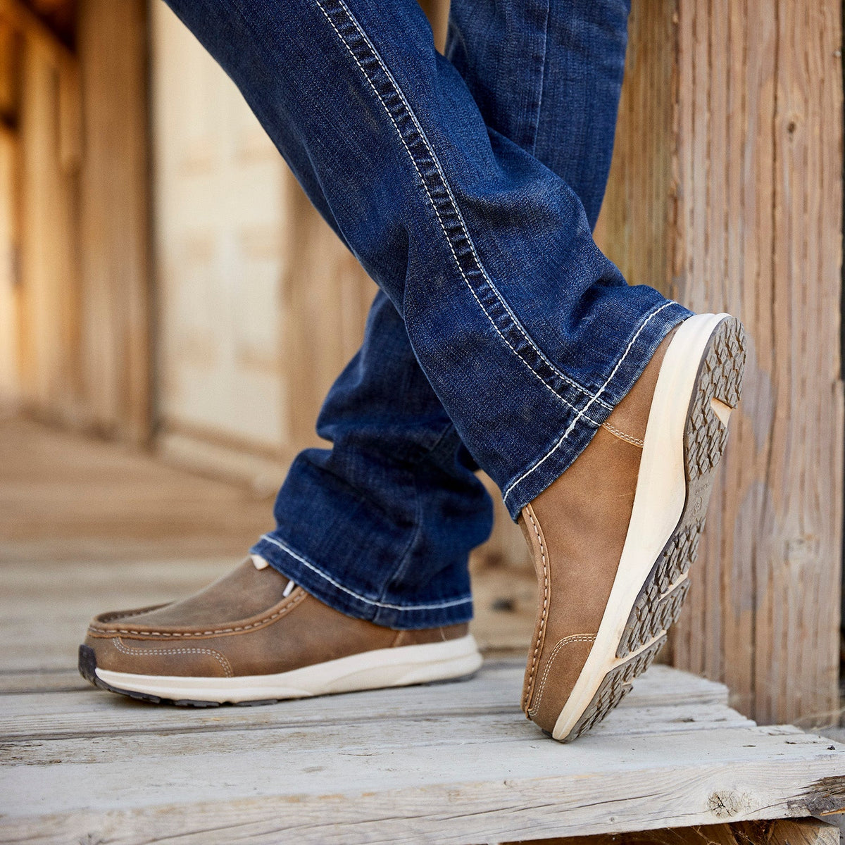 Jeffers - Ariat Women's Spitfire Shoes - Brown - 6.5