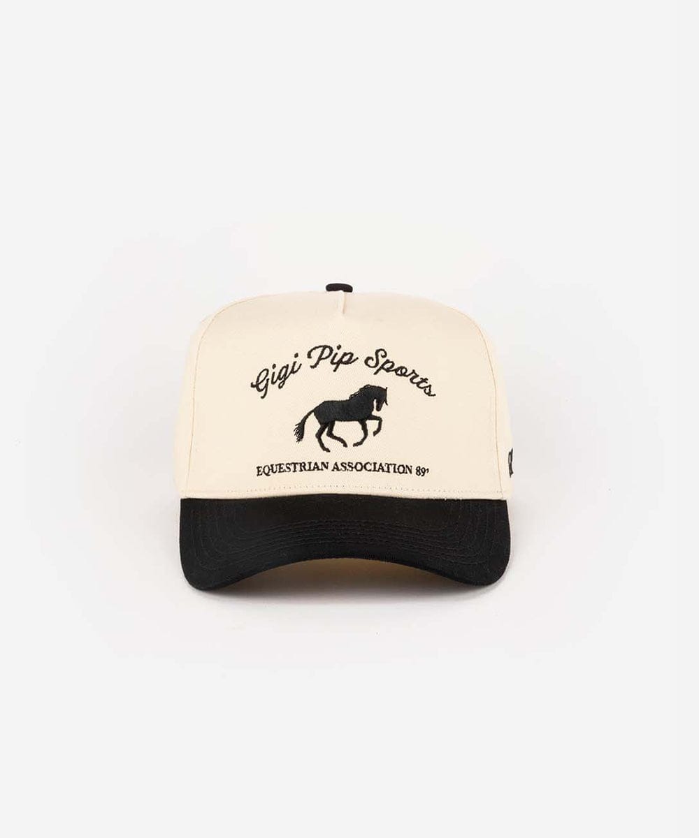 GIGI PIP - Gigi Sports Vintage Trucker - Cream - Black