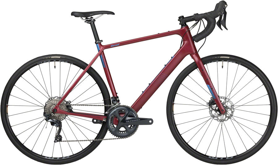 Gio's Outdoors - Salsa Warroad C Ultegra Bike - 700c Carbon Dark Red 59cm
