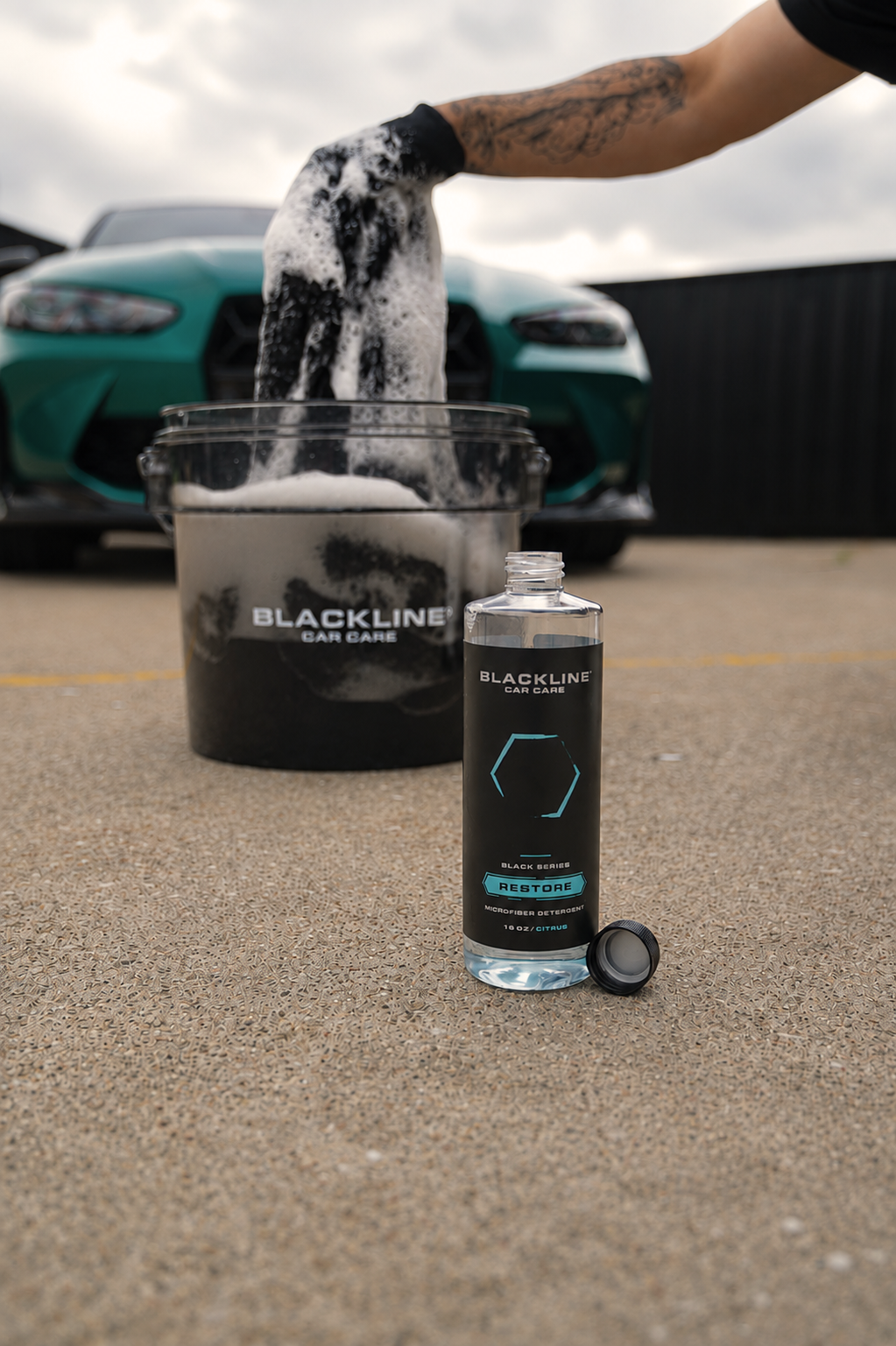Blackline Car Care Restore Mikrofasertuch-Waschmittel