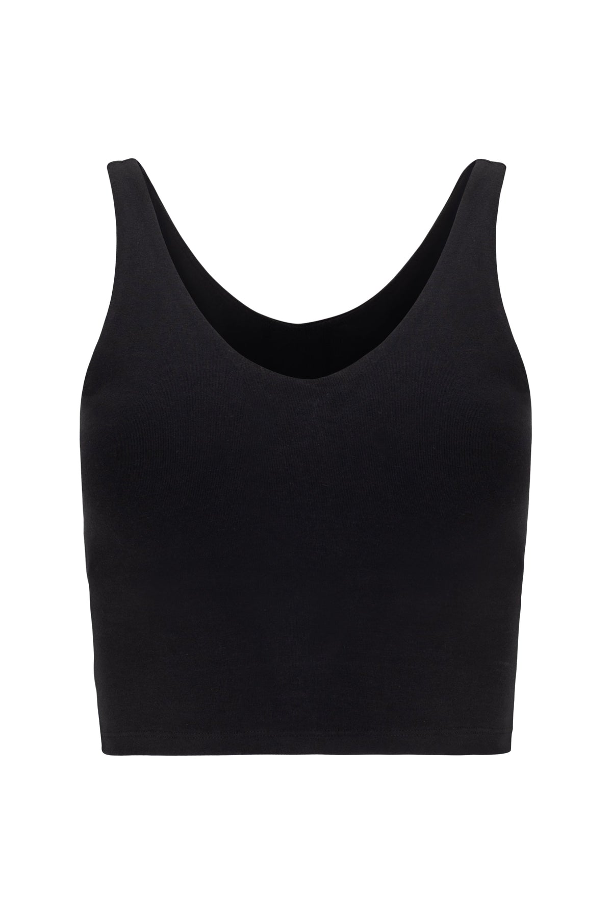 Lezat V-Ausschnitt Crop-Top