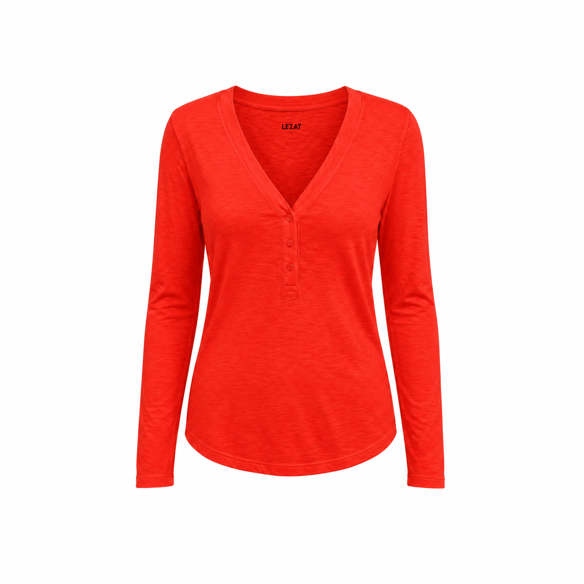 Monroe Organic Cotton Henley Long Sleeve