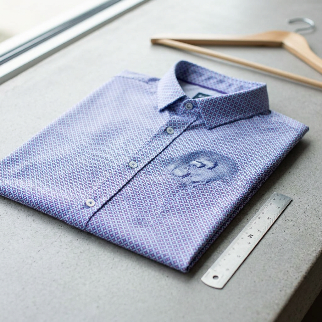 Buki Locally Famous Short Sleeve Tech Shirt — M / Blue/Purple — view 1