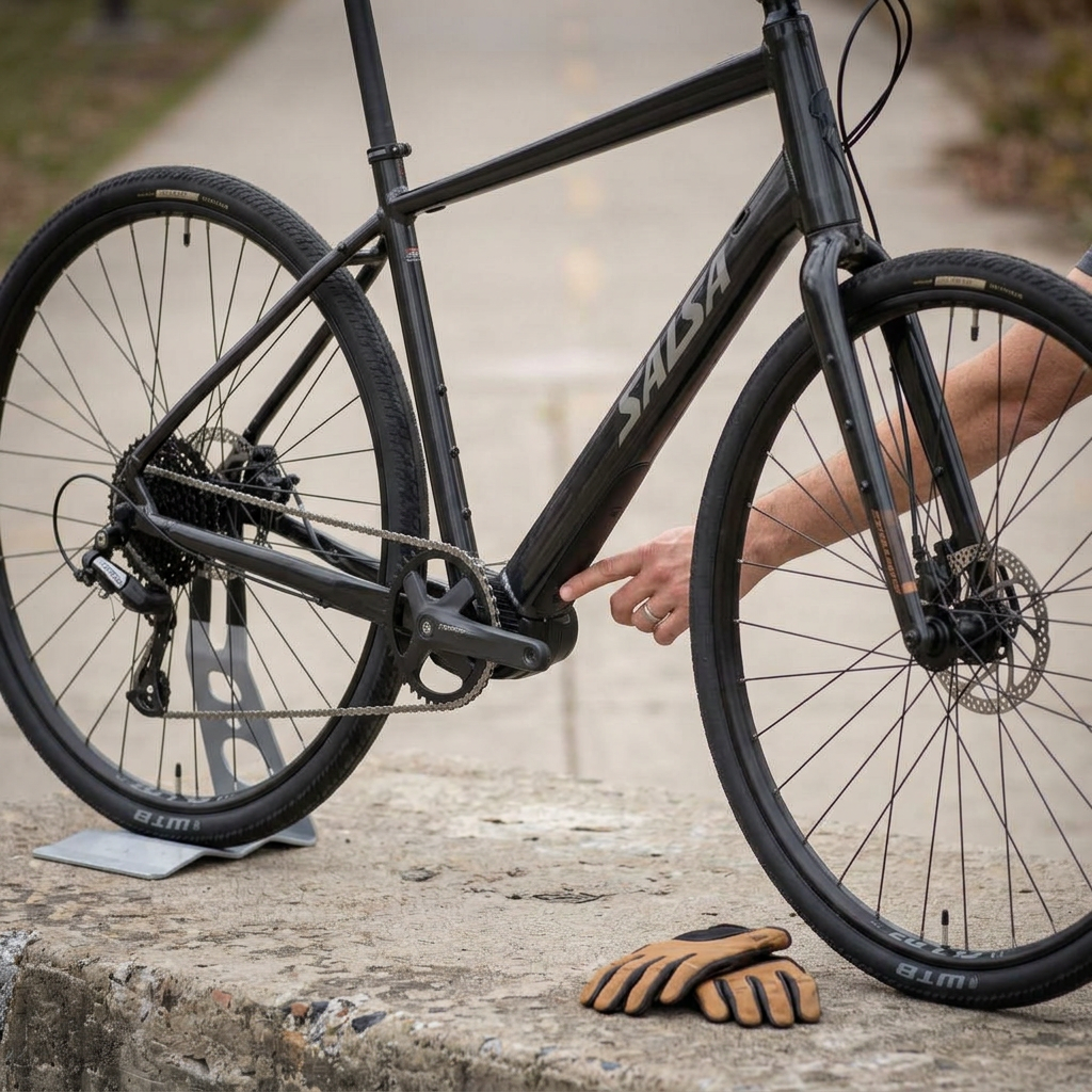 Salsa Confluence Flat Bar Altus 1x9 Ebike — view 1