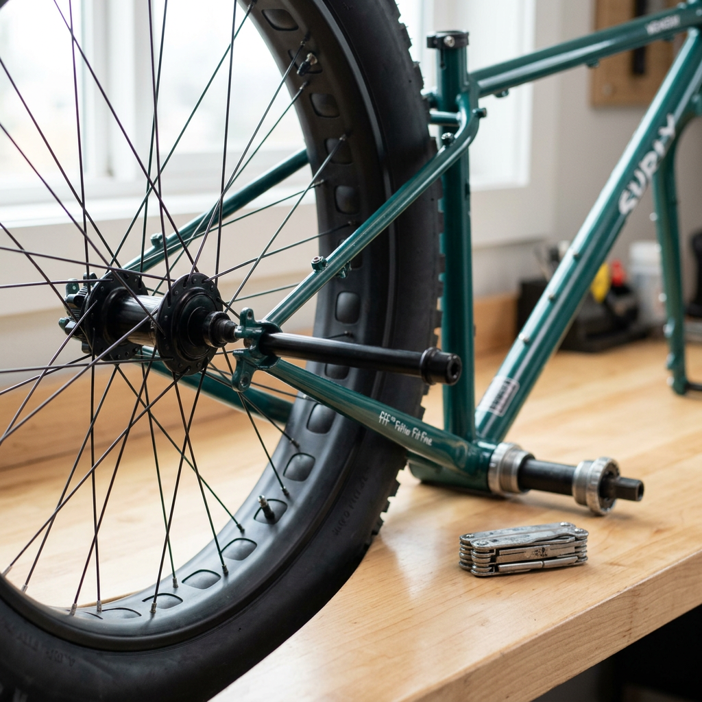 Surly Wednesday Fat Bike Frameset - 26" Steel OG Algae Large — view 4