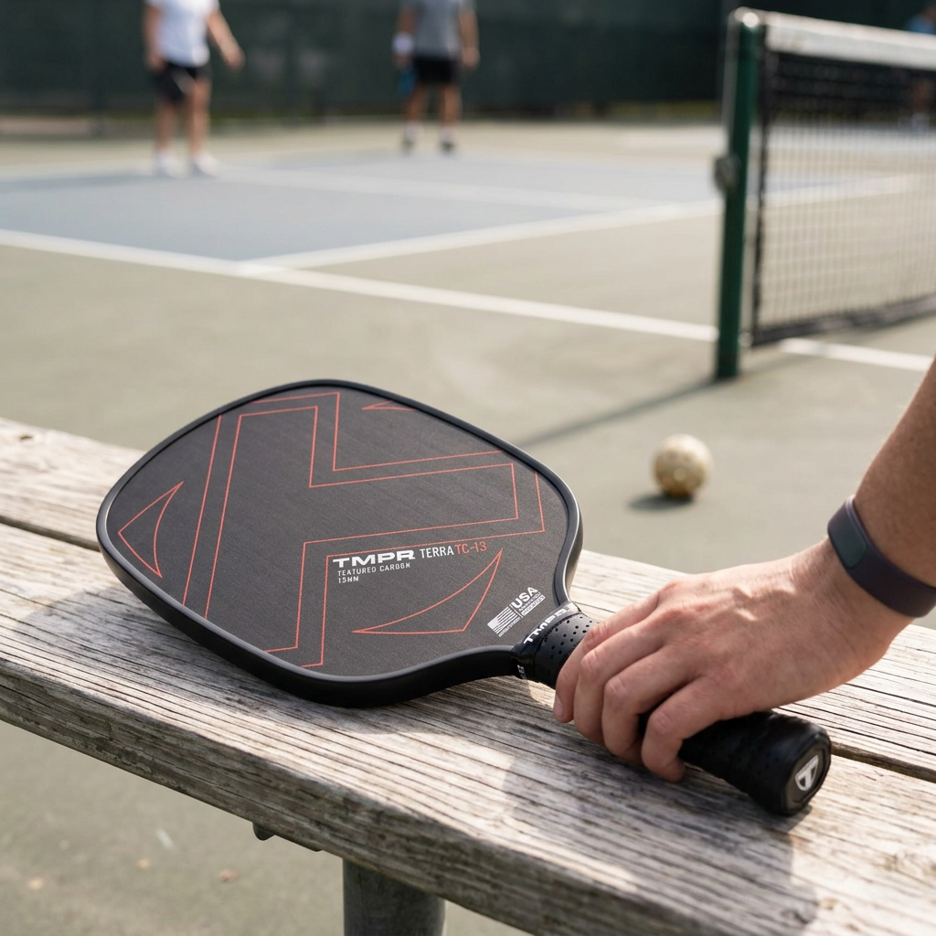 Tmpr Sports Terra TC-13 Pickleball Paddle — 7.5 oz.) / 4.125" — view 2