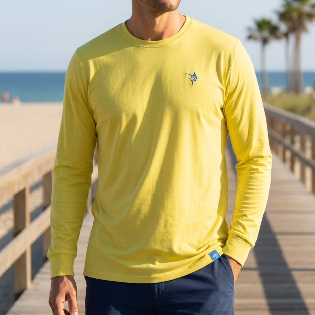 White Water Life Dockside Performance Long Sleeve Shirt — SM — view 1