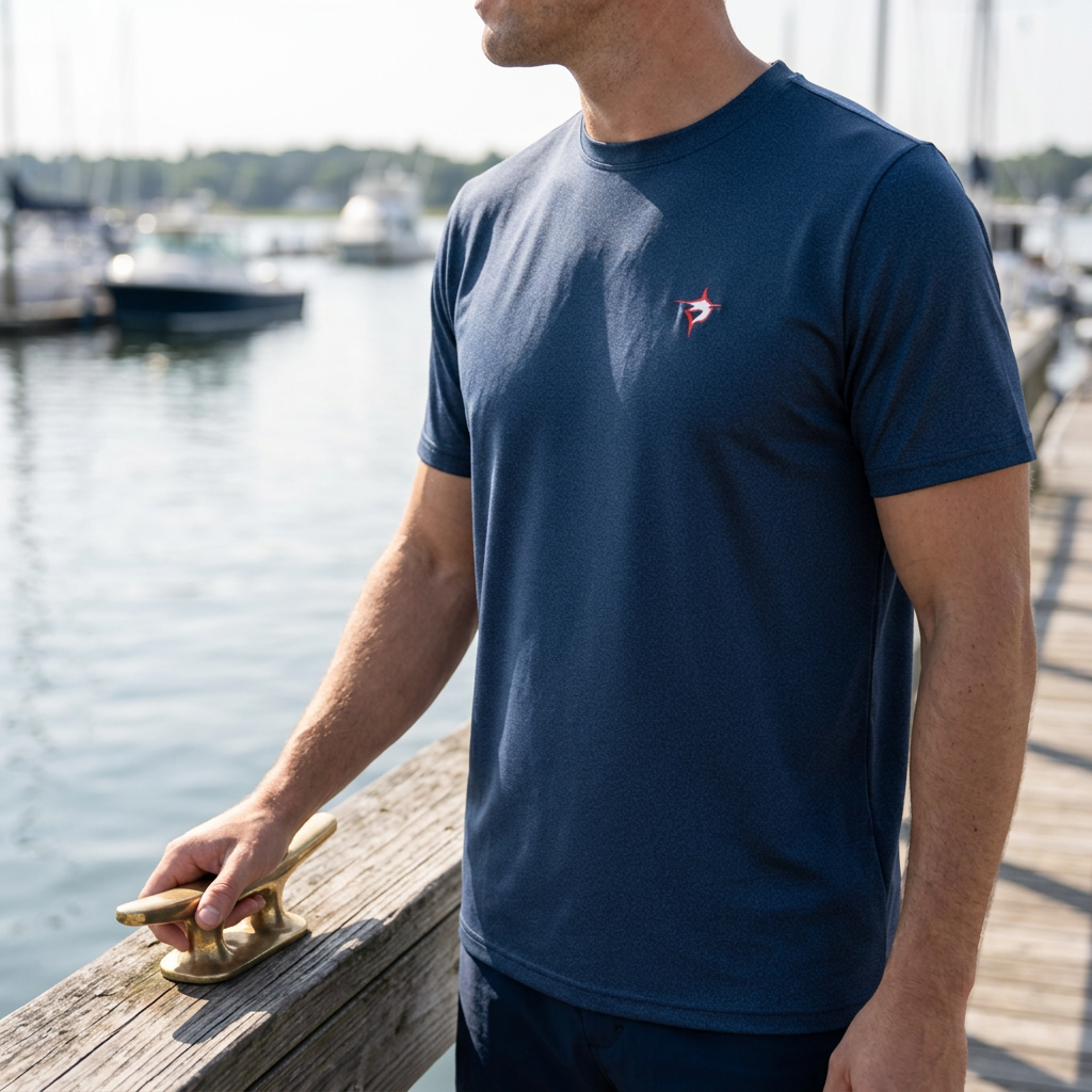 White Water Life Dockside Performance Tee — SM — view 1