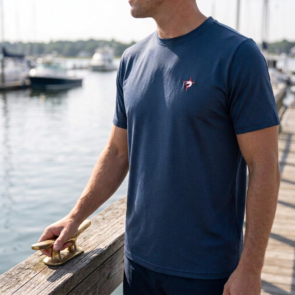 White Water Life Dockside Performance Tee — SM — view 4