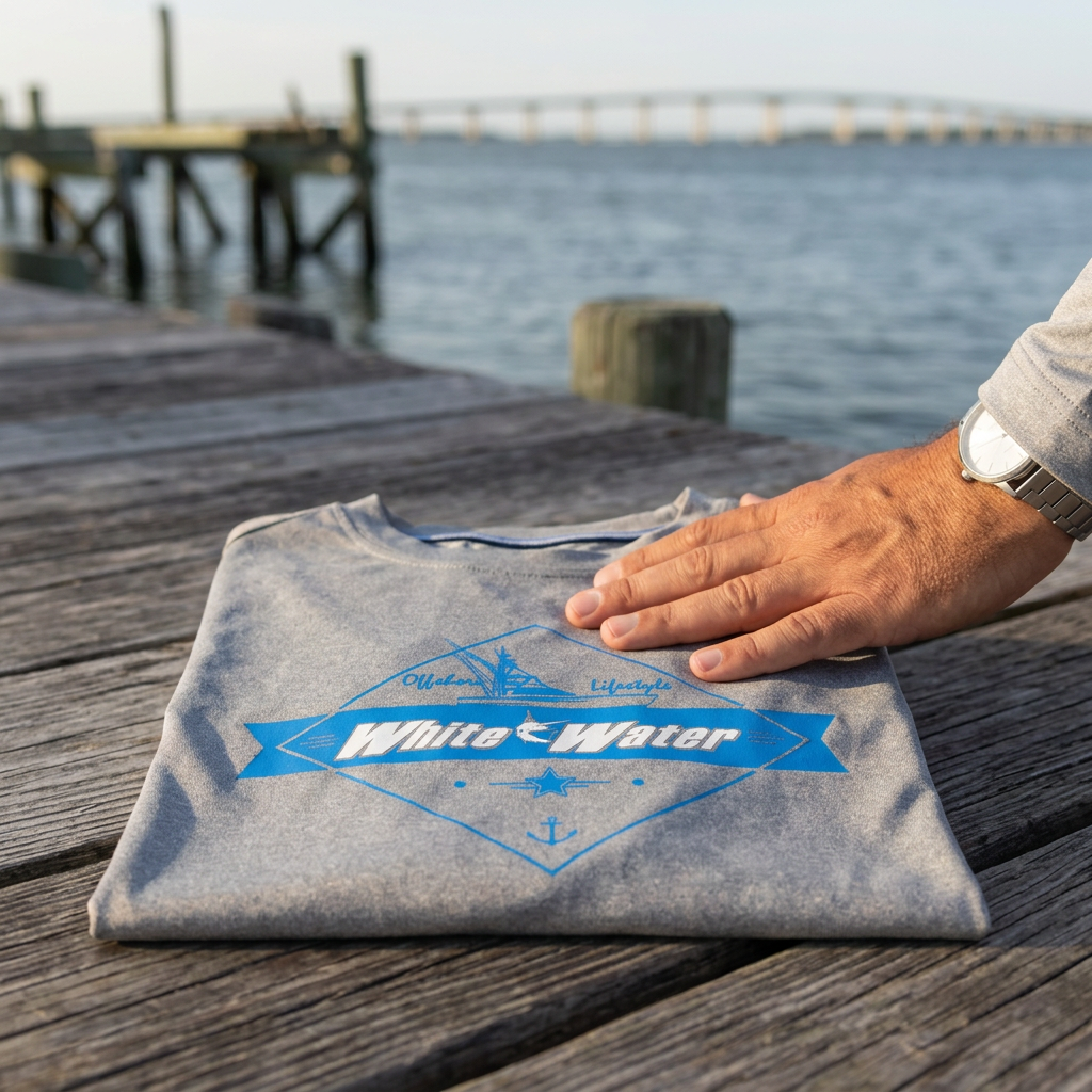 White Water Life Offshore Performance Tee — SM — view 1