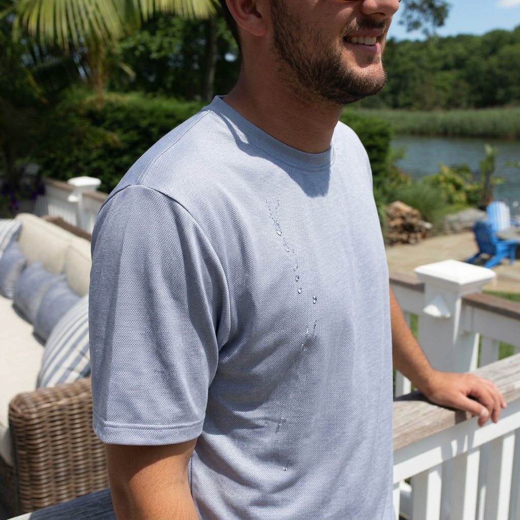 White Water Life Bimini Performance Tee — SM — view 2