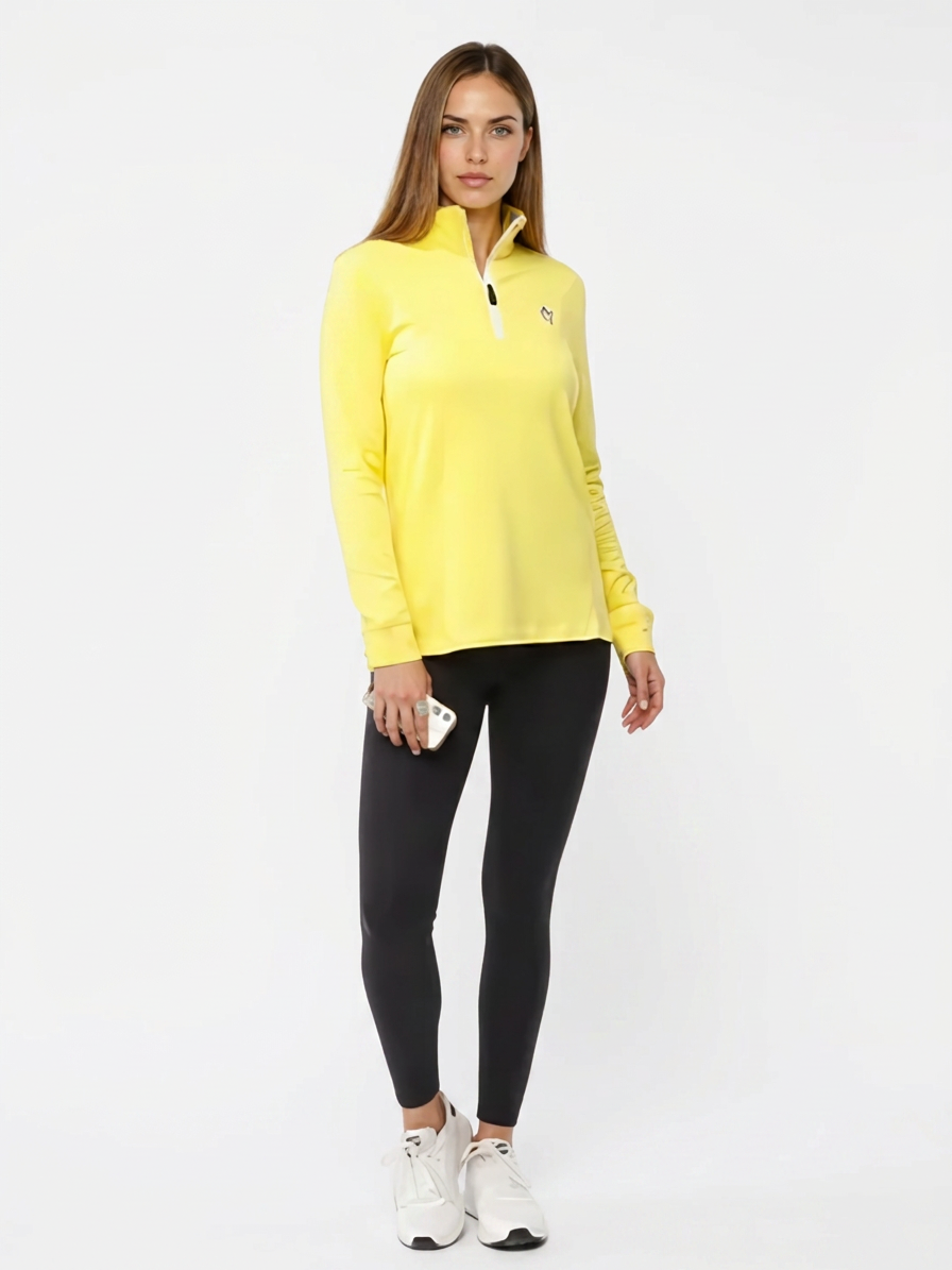White Water Life Bar Harbor Women's Quarter Zip Pullover — XS — view 2