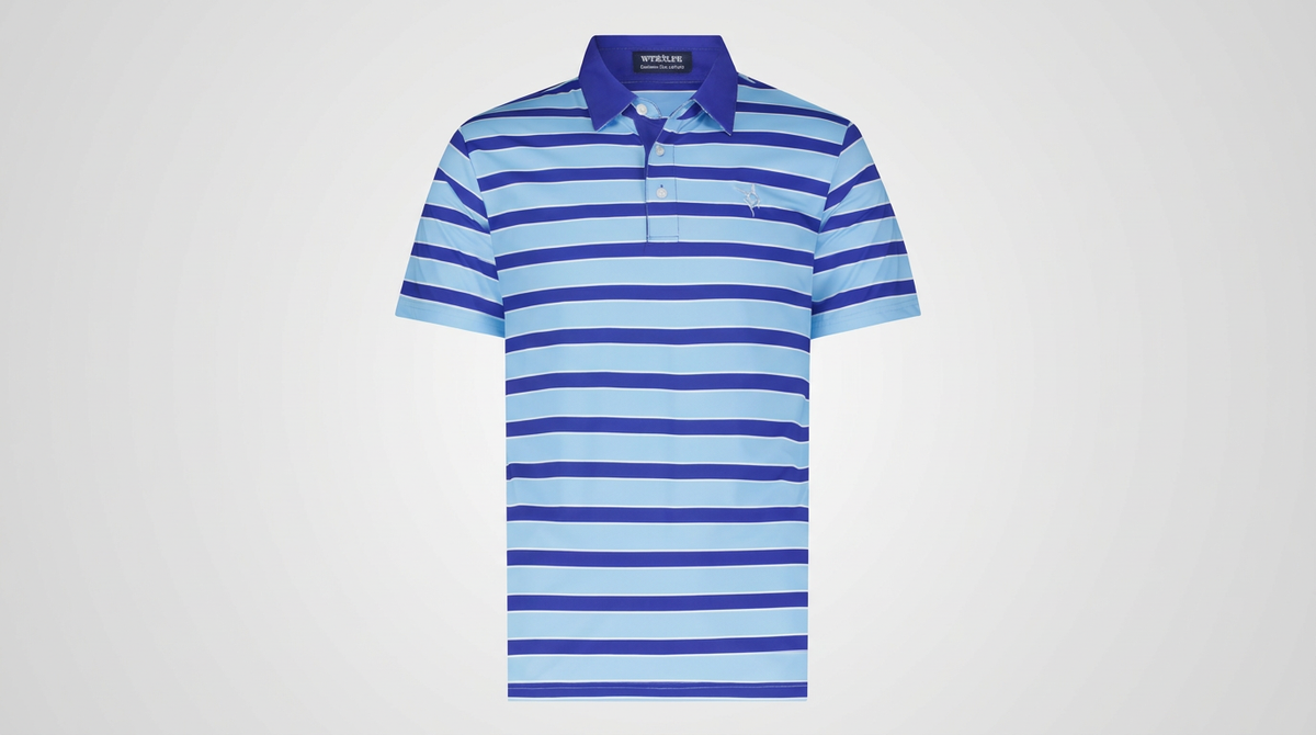 Fairway Striped Polo — MD — view 1
