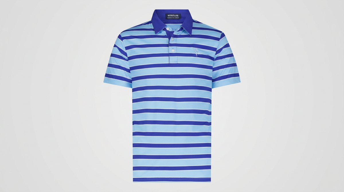 Fairway Striped Polo — MD — view 2