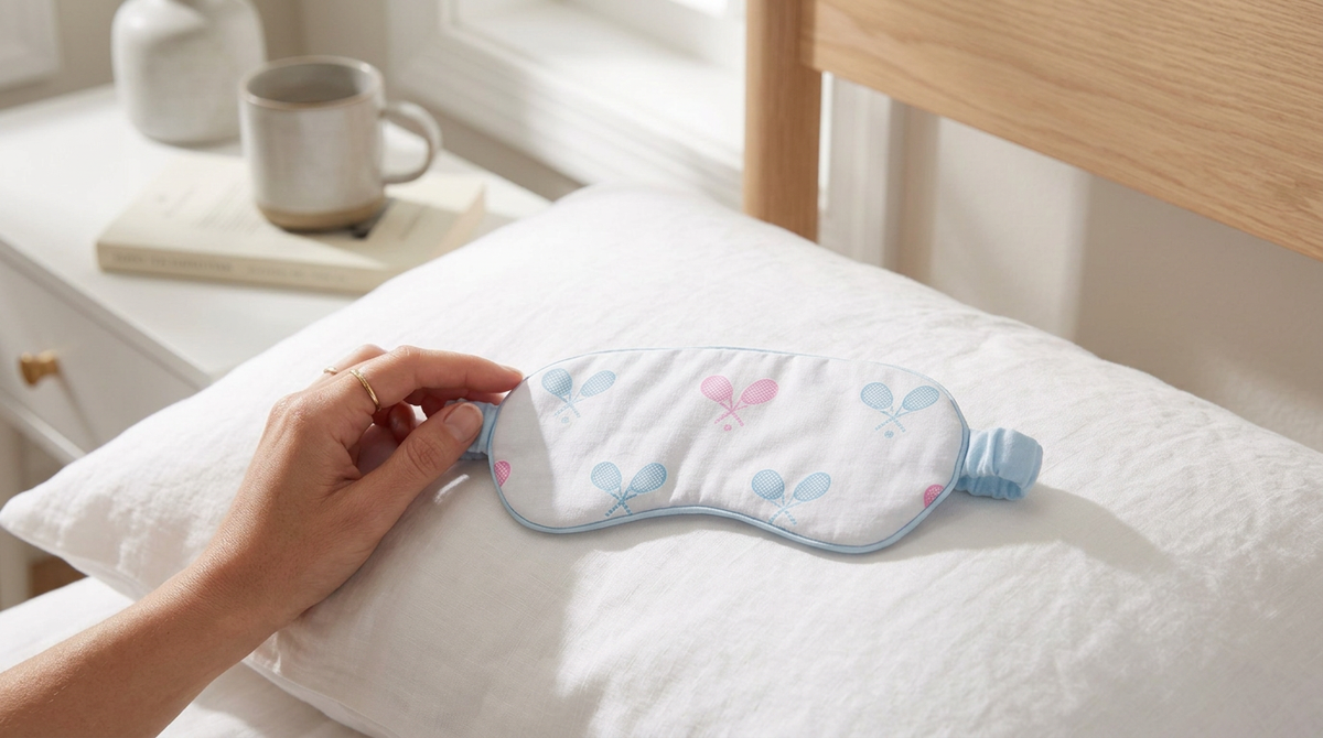 Sant and Abel - Sant and Abel Tennis Bow Eye Mask - View 4