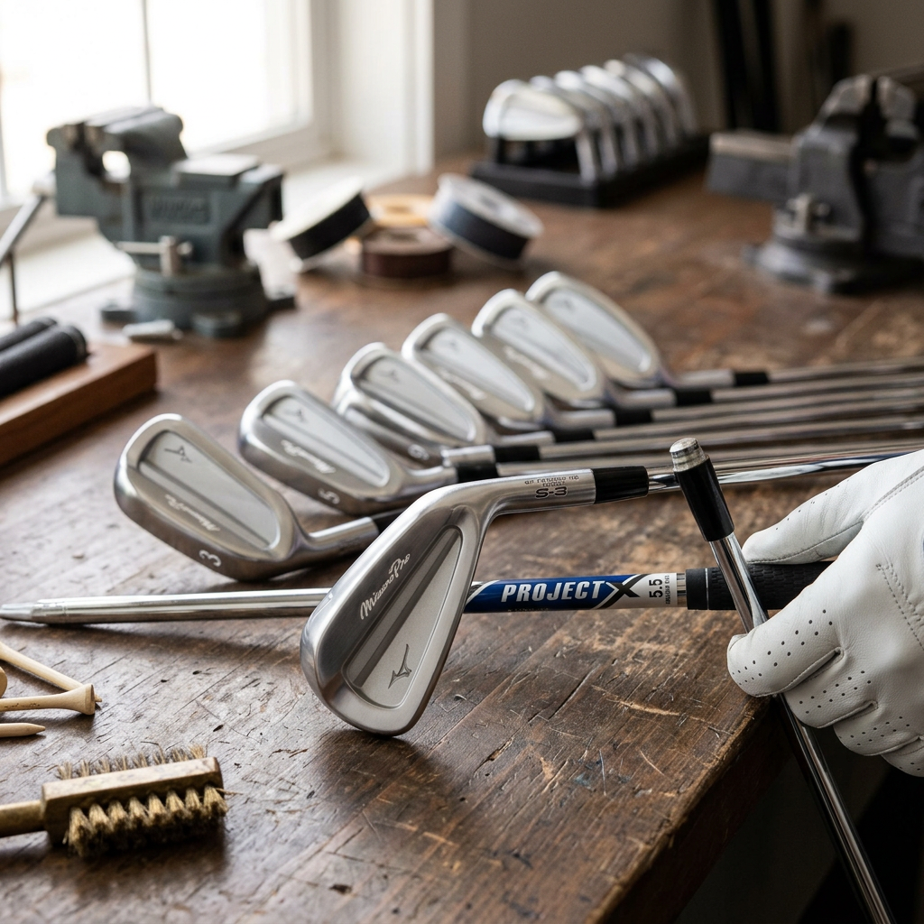 Mizuno Pro S-3 Irons — Right / Project X 5.5 Regular Flex / 3-PW — view 2