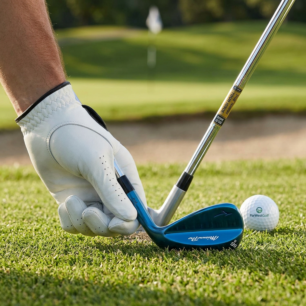 Mizuno Pro T1 Wedge Blue Ion — Right / True Temper Tour Issue S400 / 46.08 S — view 3