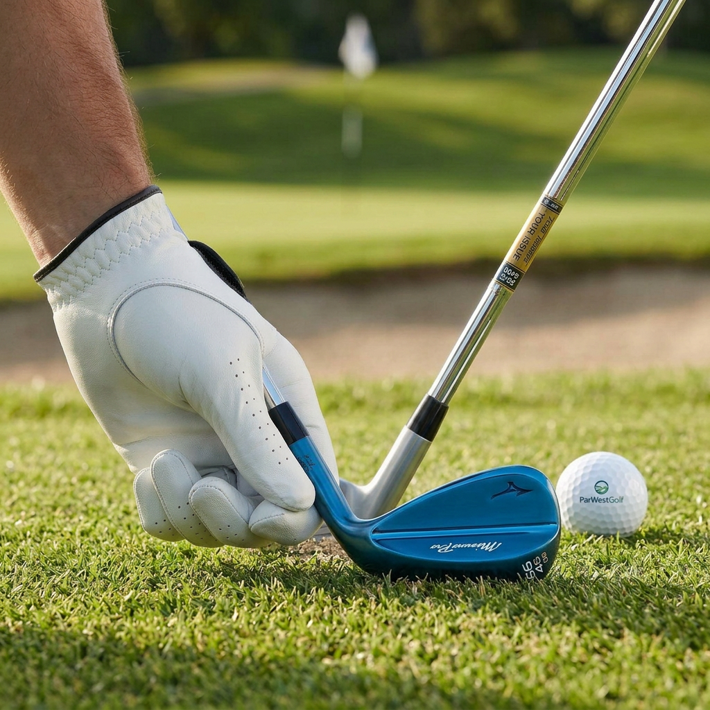 Mizuno Pro T1 Wedge Blue Ion — Right / True Temper Tour Issue S400 / 46.08 S — view 4