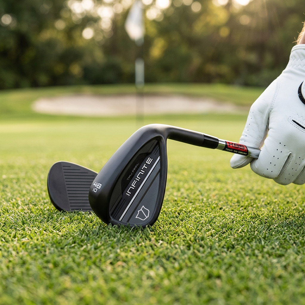Wilson Infinite Wedge — KBS Tour 105 Wedge Flex / Right Hand / 48.10 — view 1