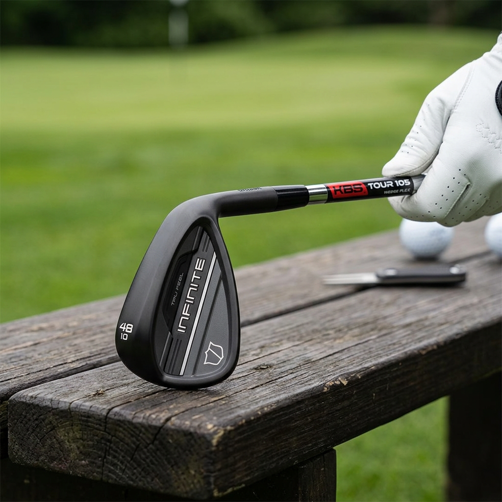 Wilson Infinite Wedge — KBS Tour 105 Wedge Flex / Right Hand / 48.10 — view 2