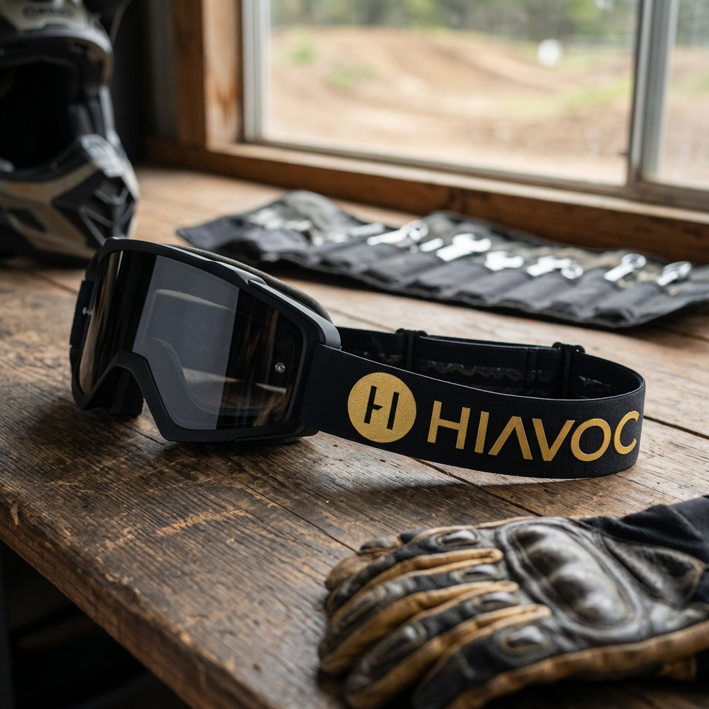Havoc Racing Gold Goggle Strap — view 1