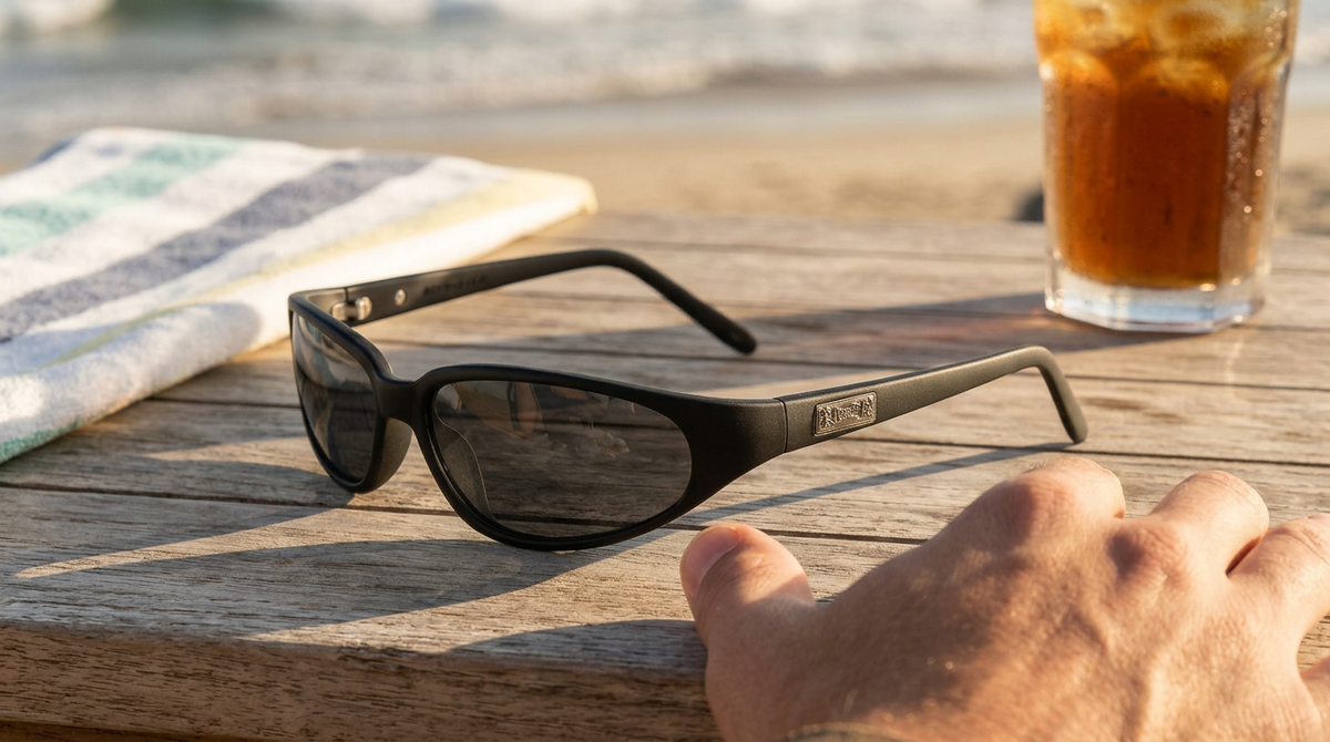 Black Flys Micro Fly Matte Black/Smoke-Polarized Sunglasses — view 2
