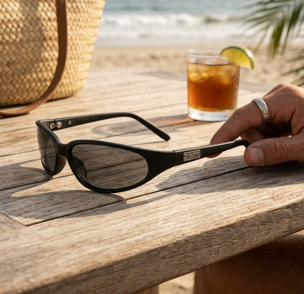 Black Flys Micro Fly Matte Black/Smoke-Polarized Sunglasses — view 3