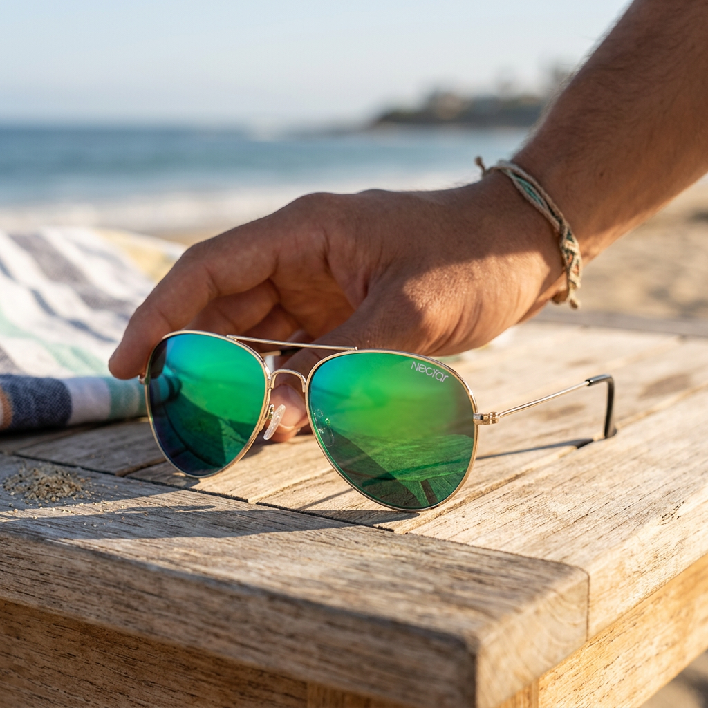 Nectar Maverick Sunglasses — Green — view 1